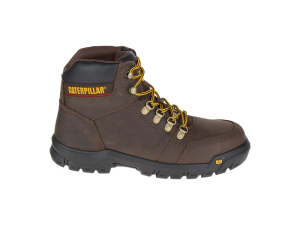 Caterpillar Outline Boot Chocolate Soft Toe